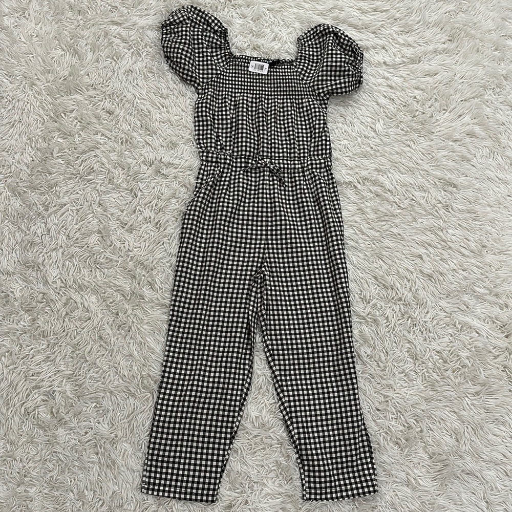 Kidpik Gingham Jumpsuit